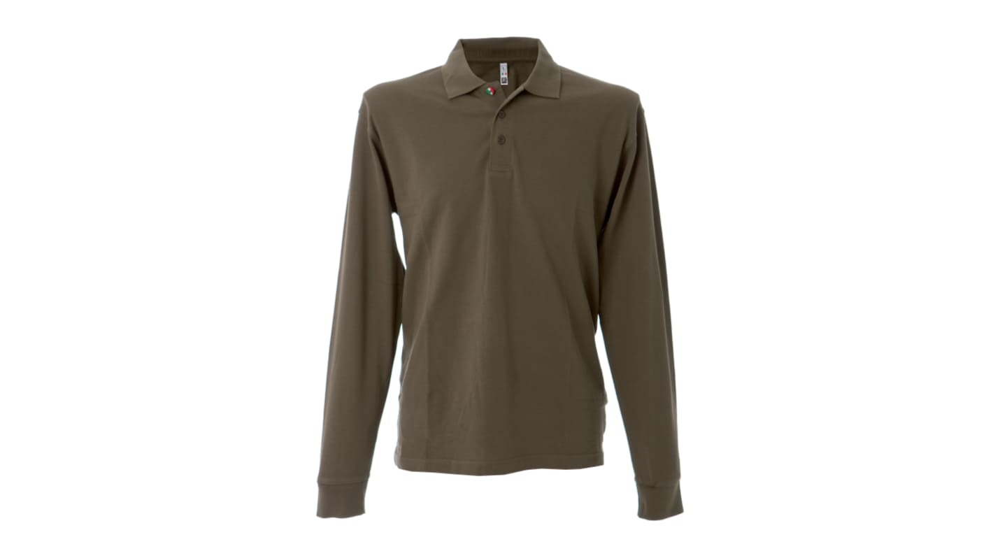 JRC 991319 Army Green 100% Cotton Polo Shirt, UK- S, EUR- S