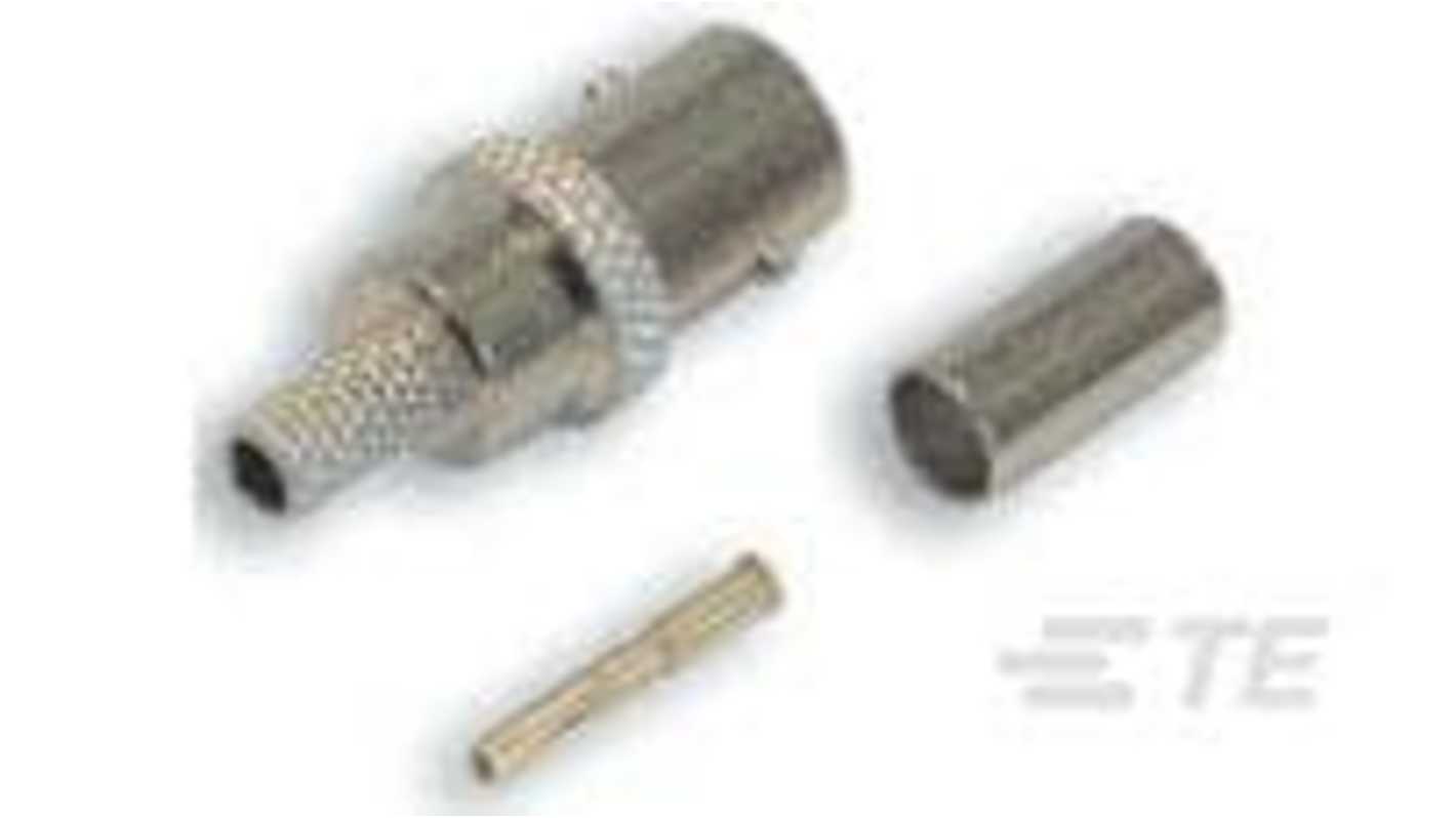5-1634 Series, Plug Panel Mount BNC Connector, Crimp Termination, Straight Body