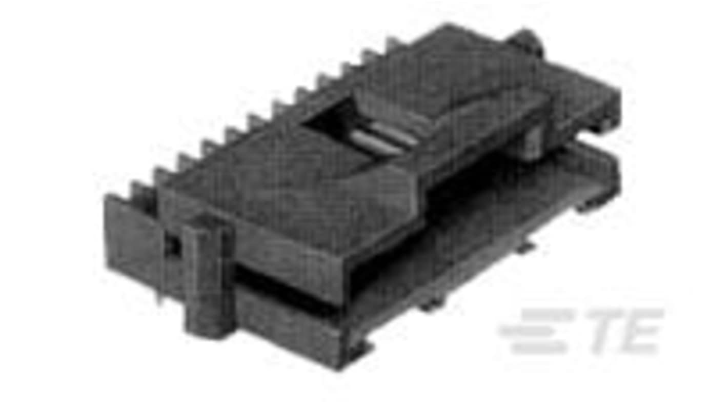 AMPMODU Series Right Angled Board Mount PCB Header, 6 Contact(s), 1.27mm Pitch, 1 Row(s), Shrouded