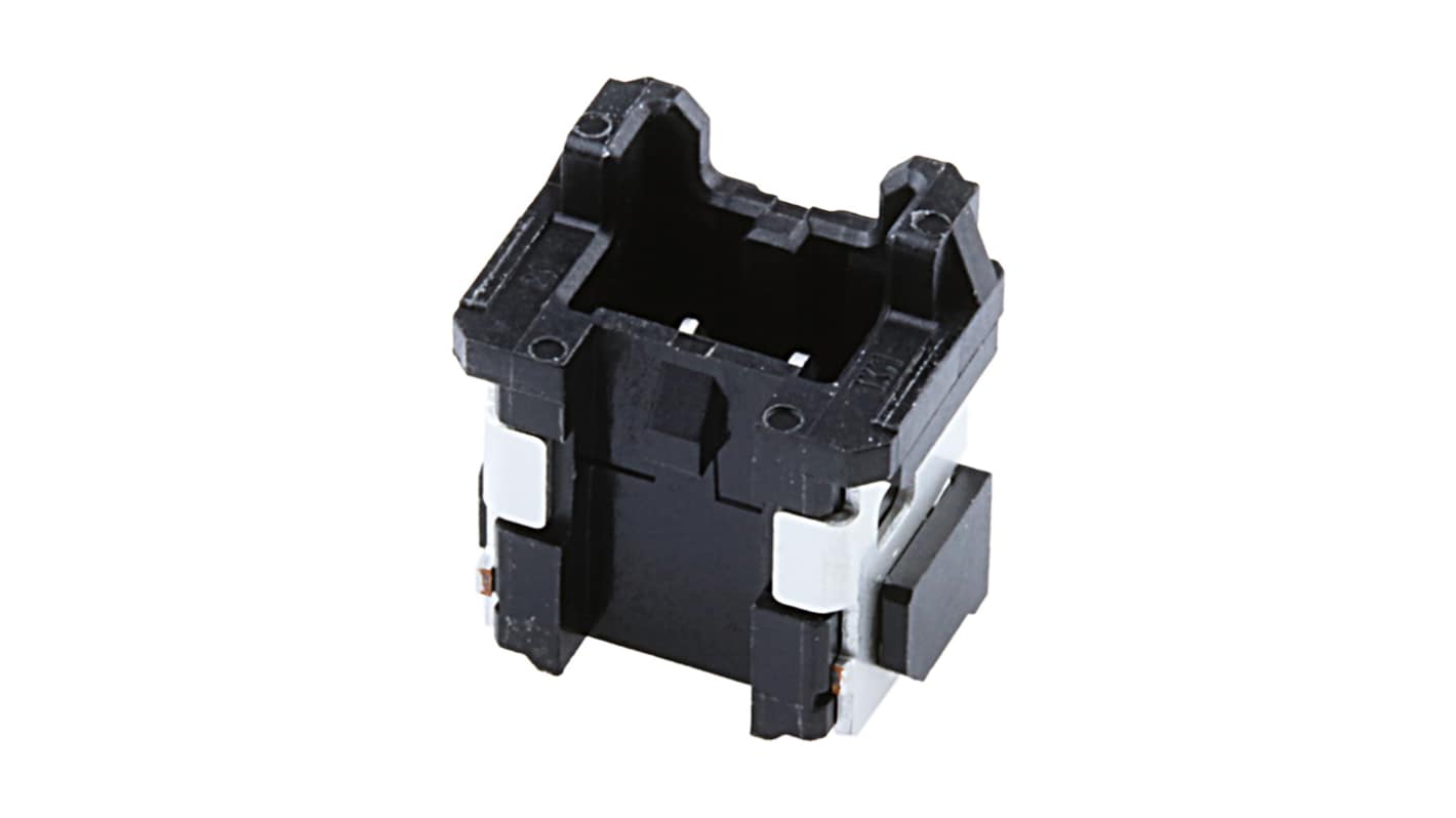 505575 Series Vertical Surface Mount PCB Header, 2 Contact(s), 2mm Pitch, 1 Row(s), Shrouded