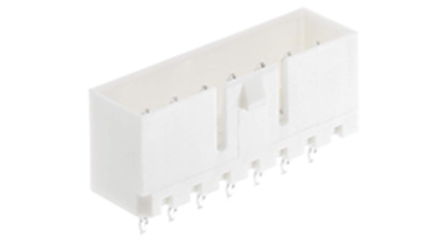 53258 Series Vertical Board Mount PCB Header, 3.5mm Pitch, 1 Row(s), Shrouded