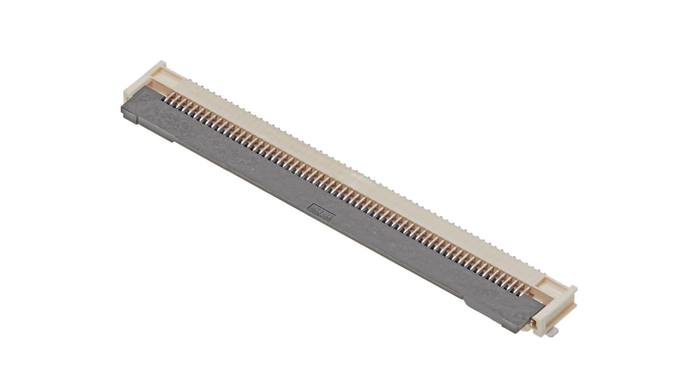 505110, 505110-6091 0.5mm Pitch 60 Way Right Angle FPC Connector, Bottom