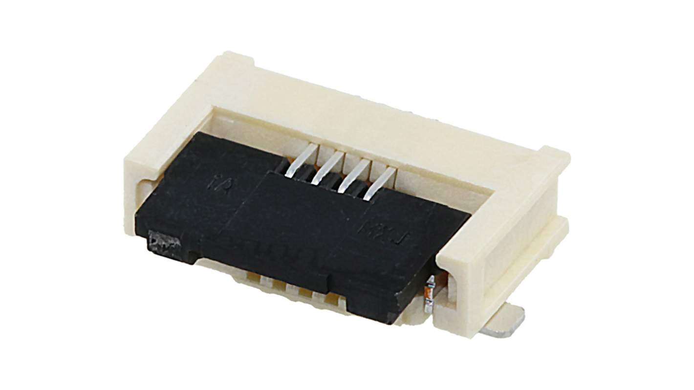 505278, 505278-1733 0.5mm Pitch 17 Way Right Angle FPC Connector, Bottom