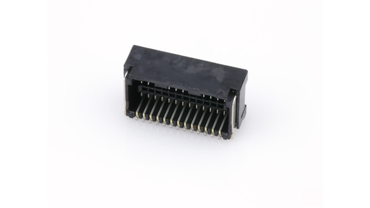 505448 Series Right Angle Surface Mount PCB Header, 1.25mm Pitch, 2 Row(s), Shrouded