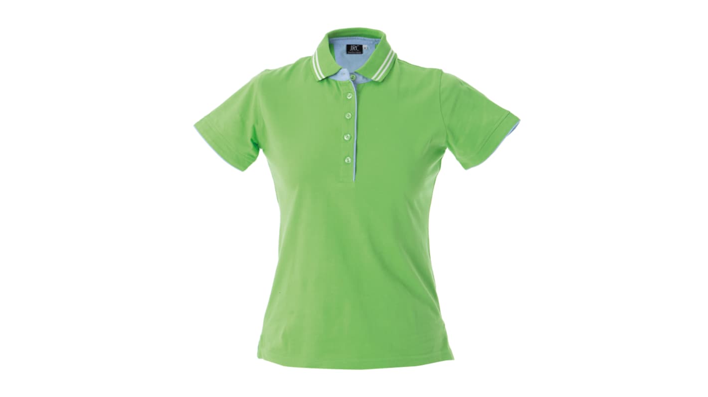 JRC 990866 Light Green 100% Cotton Polo Shirt, UK- S, EUR- S