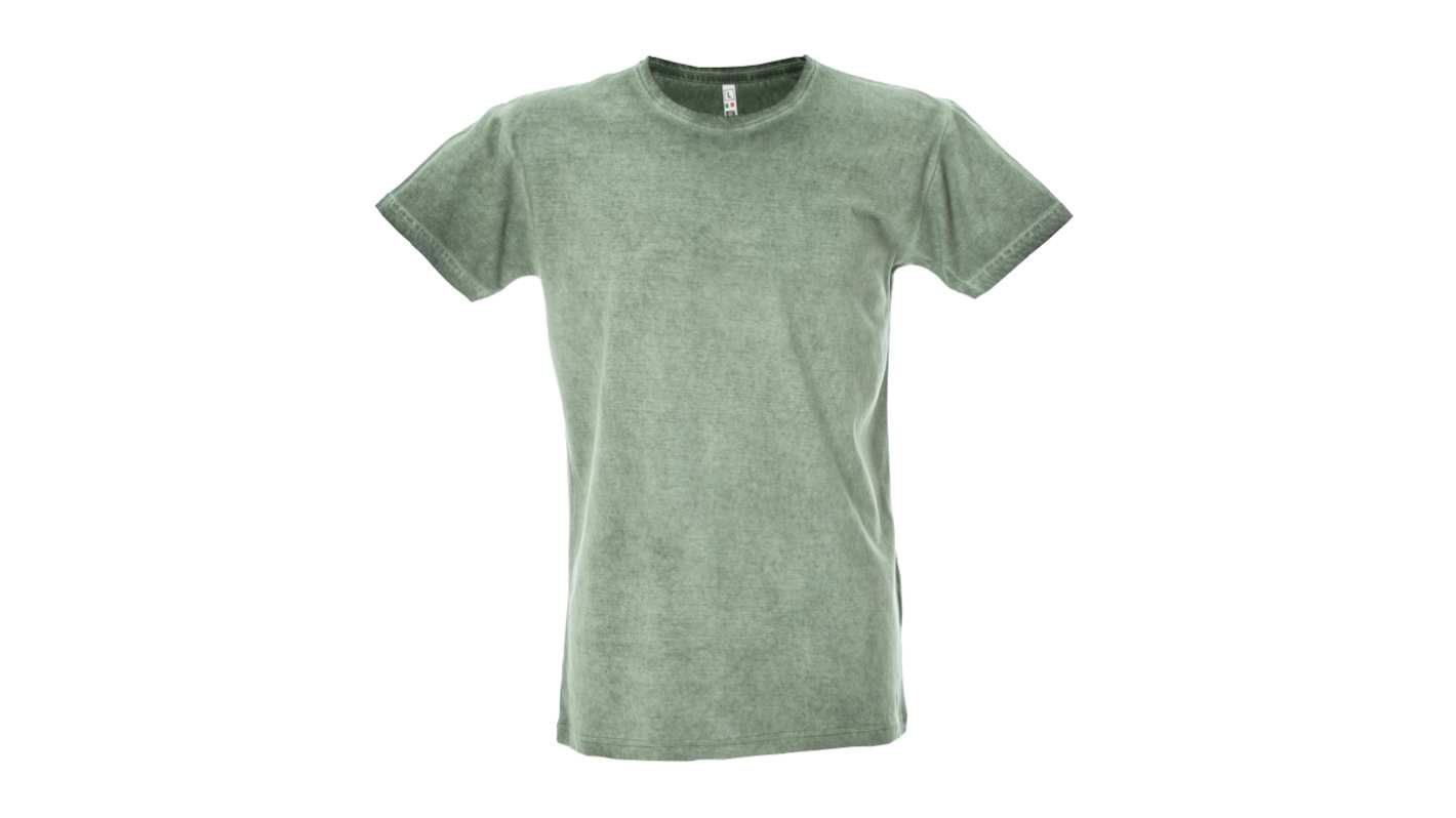 JRC Army Green 100% Cotton Short Sleeve T-Shirt, UK- M, EUR- M