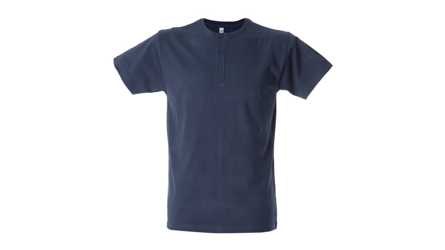 JRC Blue 100% Cotton Short Sleeve T-Shirt, UK- M, EUR- M