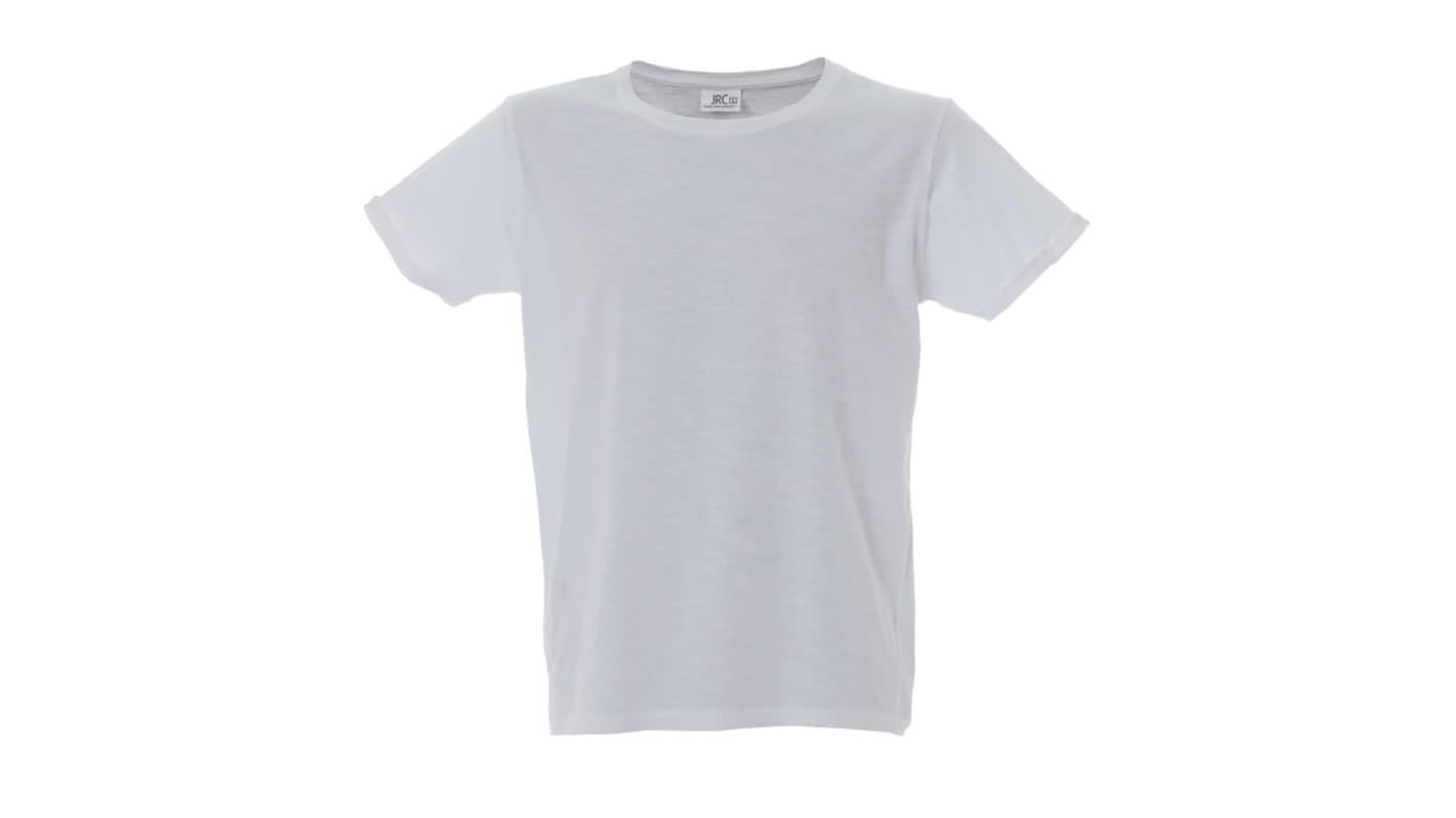 JRC White 100% Cotton Short Sleeve T-Shirt, UK- L, EUR- L