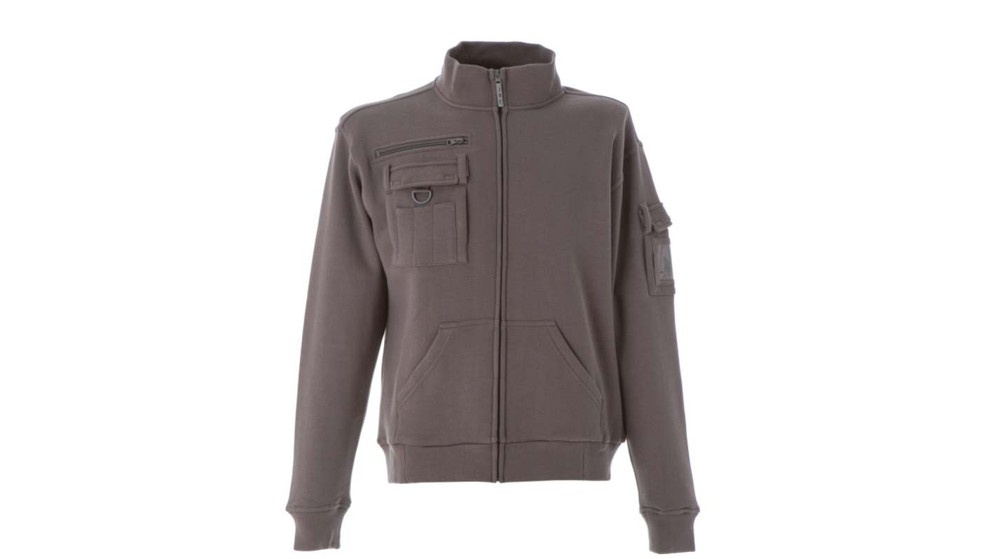 JRC 990248 Grey 35% Cotton, 65% Polyester Sweat Shirt L