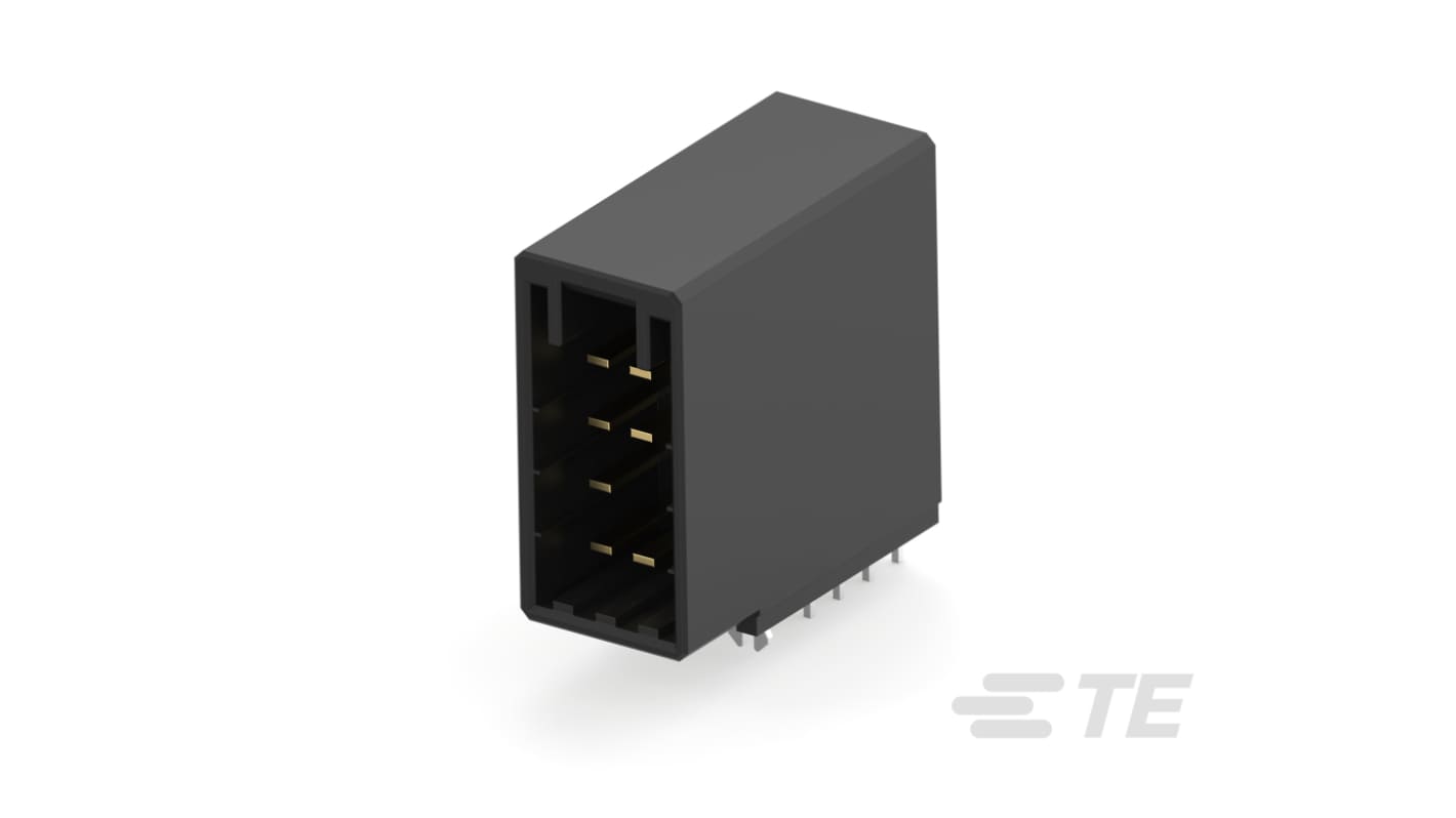 TE Connectivity Dynamic 3000 Series Series Horizontal Board Mount PCB Header, 12 Contact(s), 3.81mm Pitch, 4 Row(s),