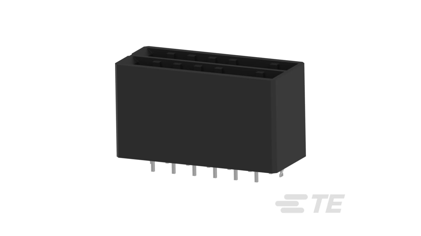 TE Connectivity Dynamic 3000 Series Vertical PCB Mount PCB Header, 12 Contact(s), 5.08mm Pitch, 2 Row(s), Shrouded