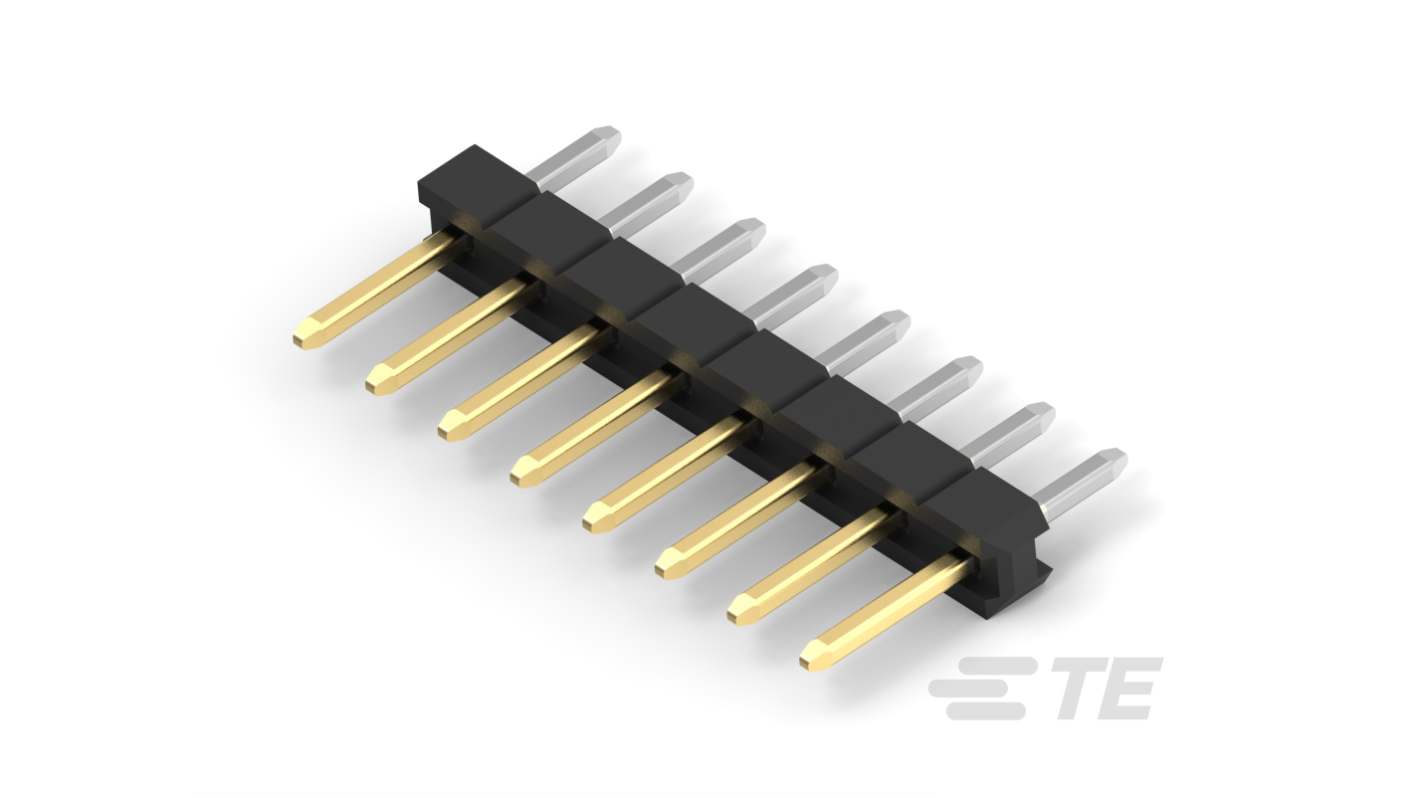 TE Connectivity AMPMODU Series Vertical PCB Mount PCB Header, 8 Contact(s), 2mm Pitch, 1 Row(s), Unshrouded