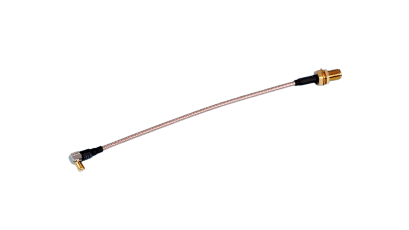 Molex 89761 Series Male MCX to Male SMA, 457.2mm, RG316 Coaxial, Terminated50 Ω
