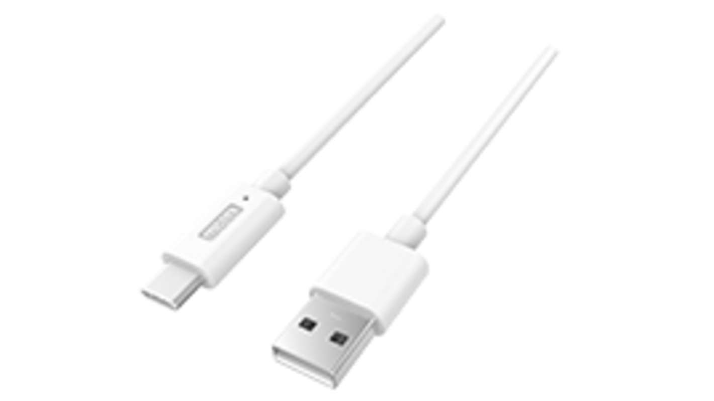 Molex USB 2.0, Male USB C to Male USB A, 1m