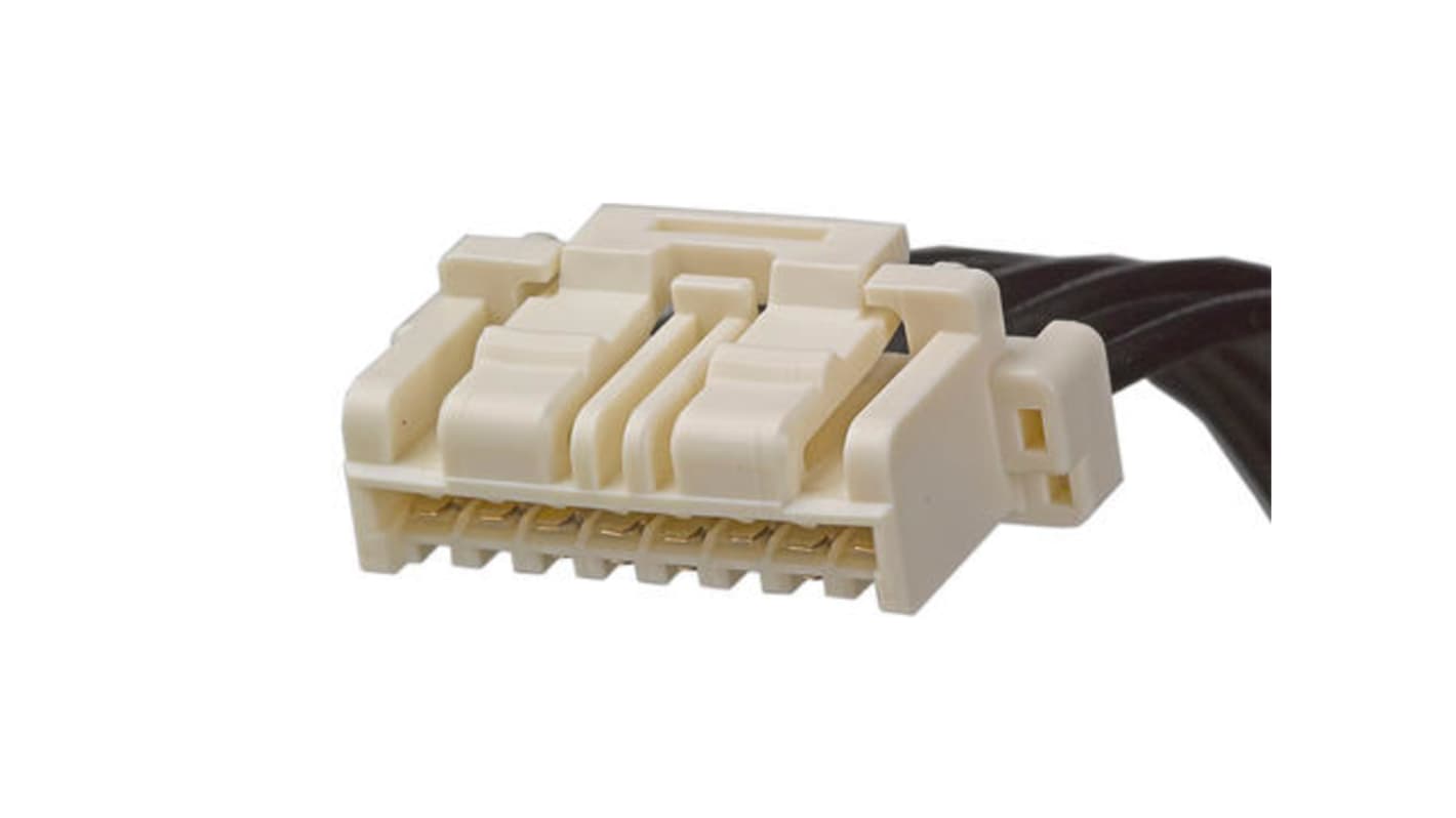 TE Connectivity 8 Way Female CLIK-Mate to 8 Way Female CLIK-Mate Wire to Board Cable Assembly, 150mm