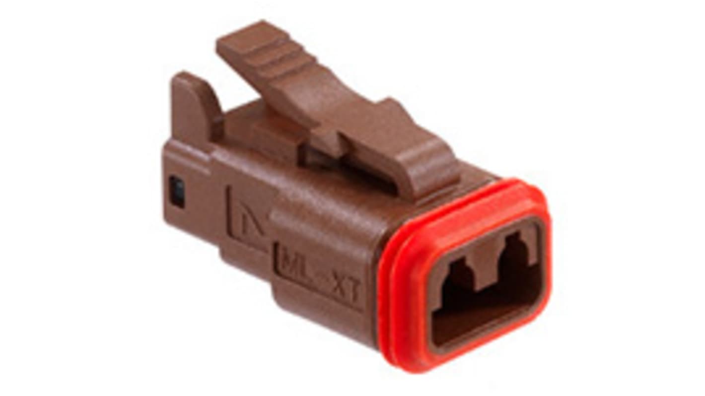 Molex, 93445 Automotive Connector Plug Brown 2 Way 93445-1107