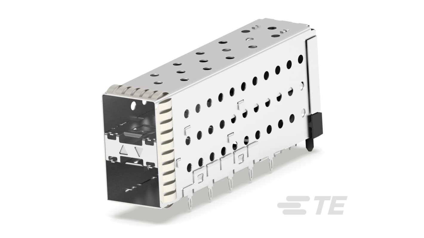 TE Connectivity SFP+ Cage Assembly 2-Port 40-Position, 1-2007492-6