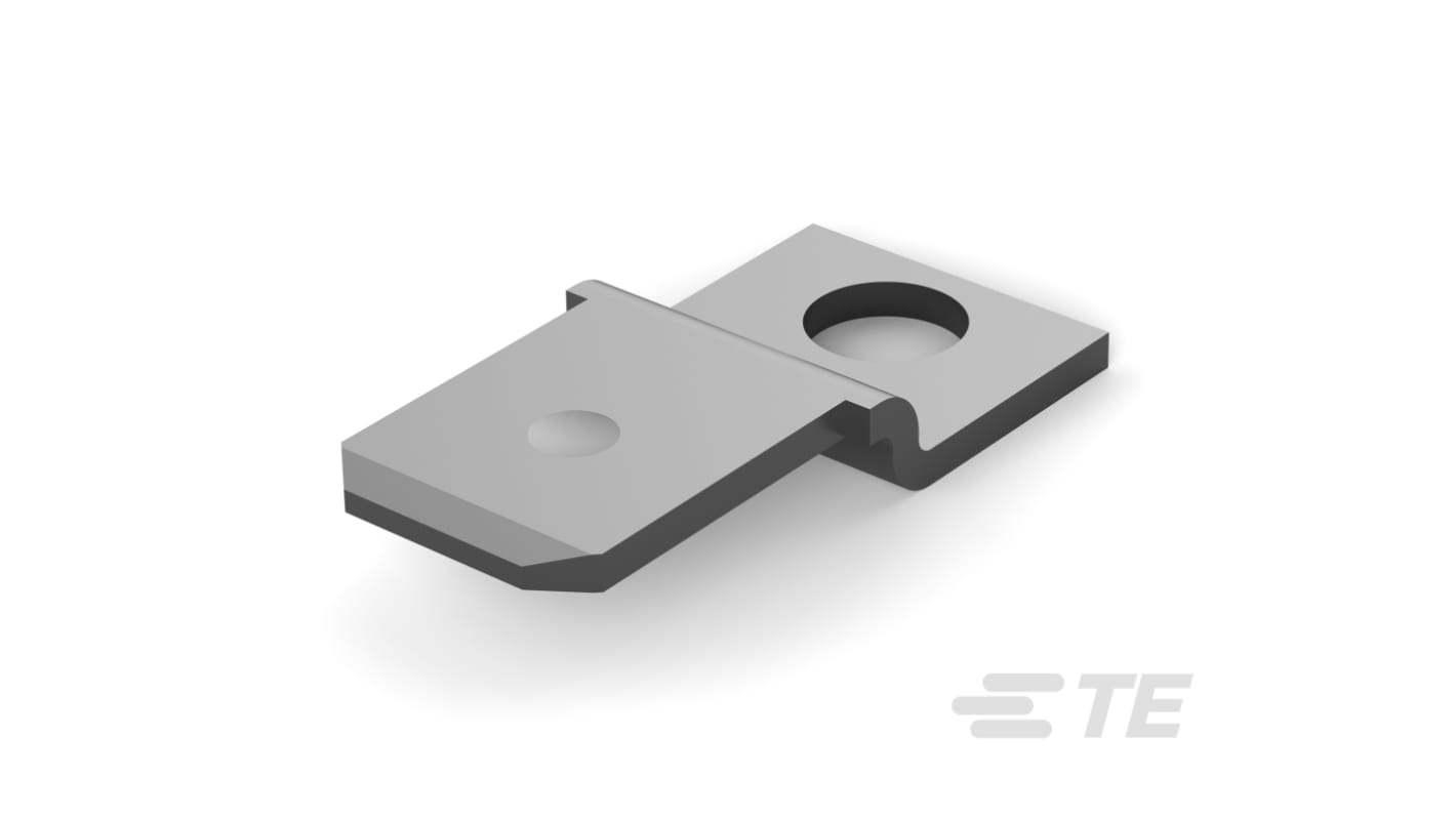 TE Connectivity FASTON 250 Series PCB Terminal Block, Through Hole Mount, 1-Row, Through Hole Termination