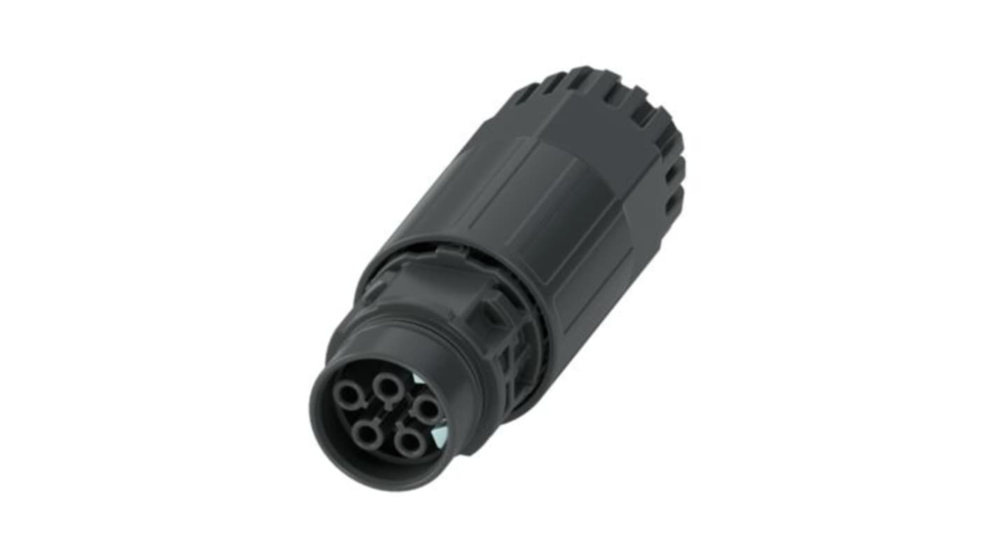 Phoenix Contact Industrial Circular Connectors, 5 Contacts, Screw, Socket, Female, IP66, IP68, IP69, 1308 Series