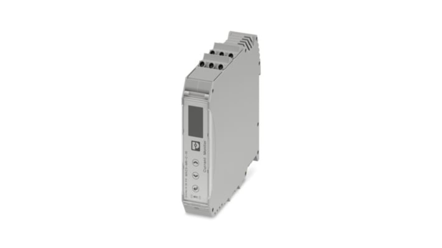 Phoenix Contact Current Monitoring Relay, 1 Phase, DPDT, DIN Rail