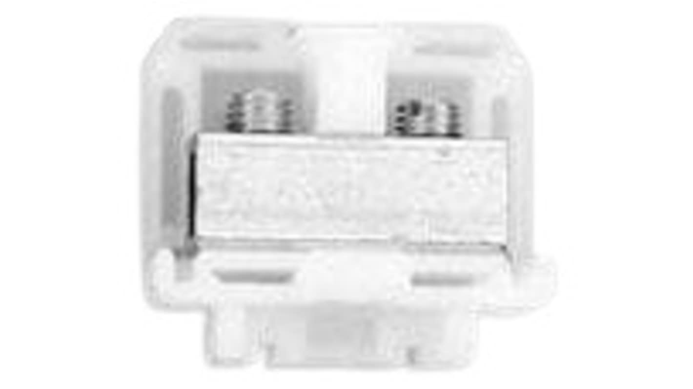 TE Connectivity 4-1437390-0 4-1437 Series White, Screw Termination