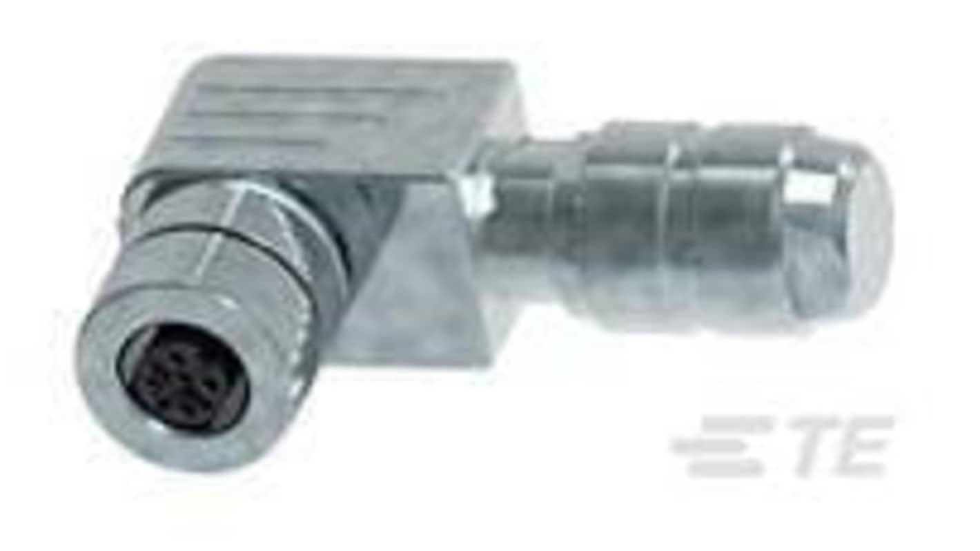 TE Connectivity Circular Connectors, 5 Contacts, M12 Connector, Socket, Female, 4-2271129-2 Series