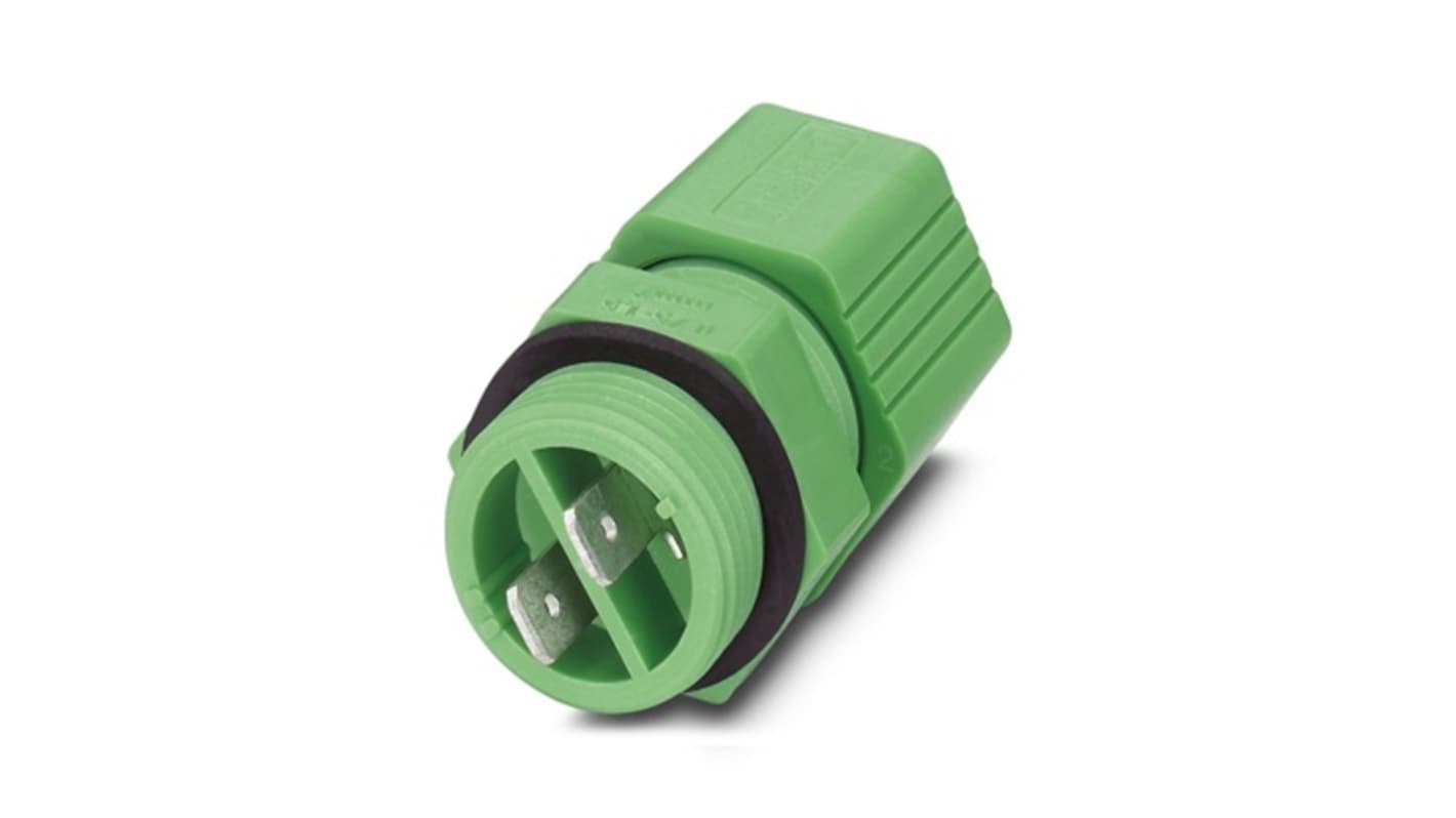 Phoenix Contact Circular Connector, 2 Contacts, Front Mount, M25 Connector, Male, IP68, IP69K