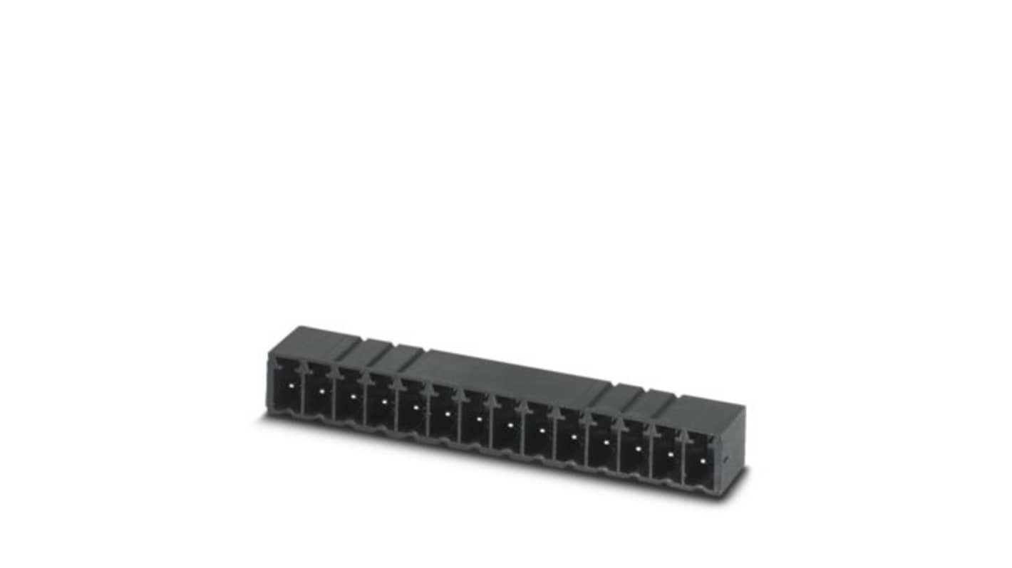 Phoenix Contact MC Series Straight Wave Soldering PCB Header, 18 Contact(s), 3.5mm Pitch, 1 Row(s), Shrouded