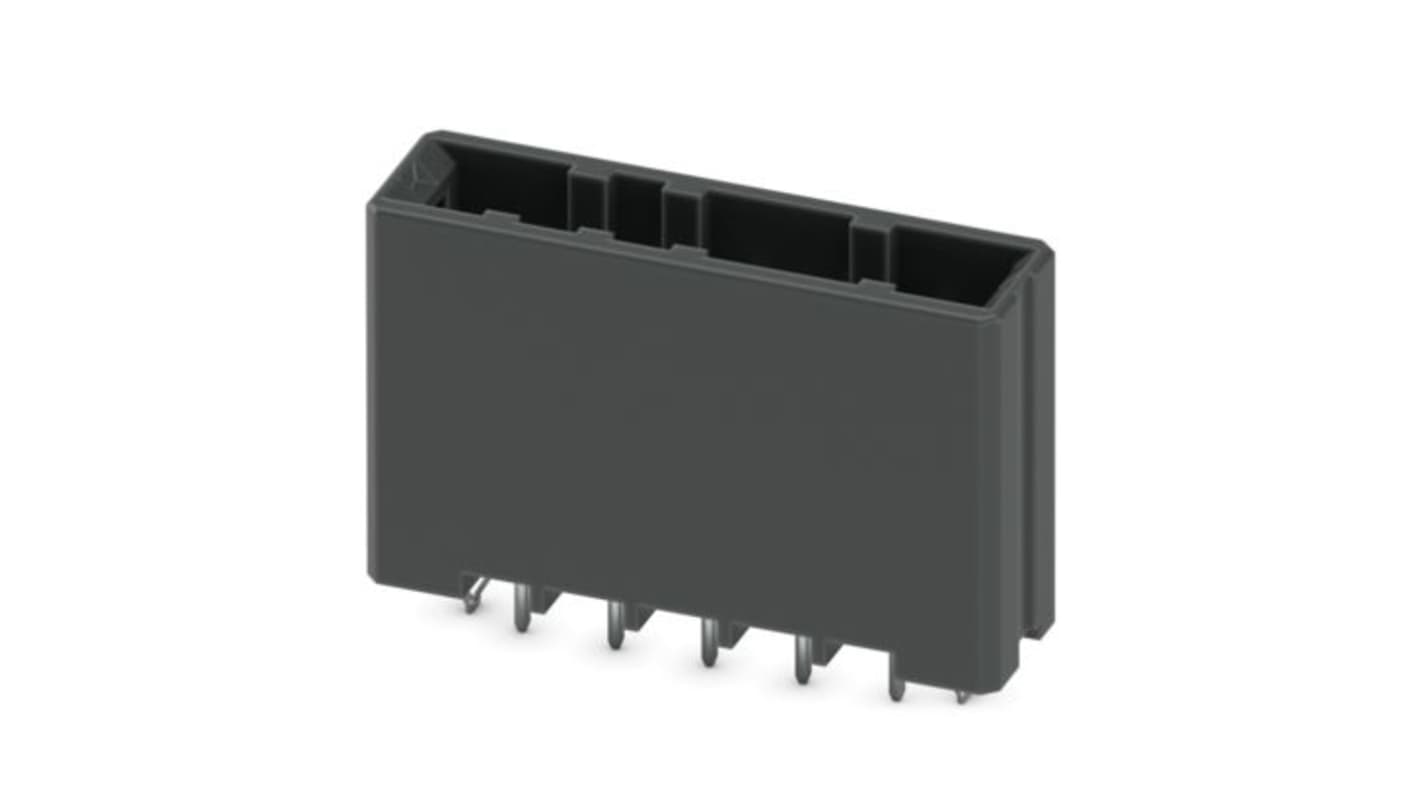 Phoenix Contact D32H Series Vertical Wave Soldering PCB Header, 5 Contact(s), 5.08mm Pitch, 1 Row(s), Shrouded