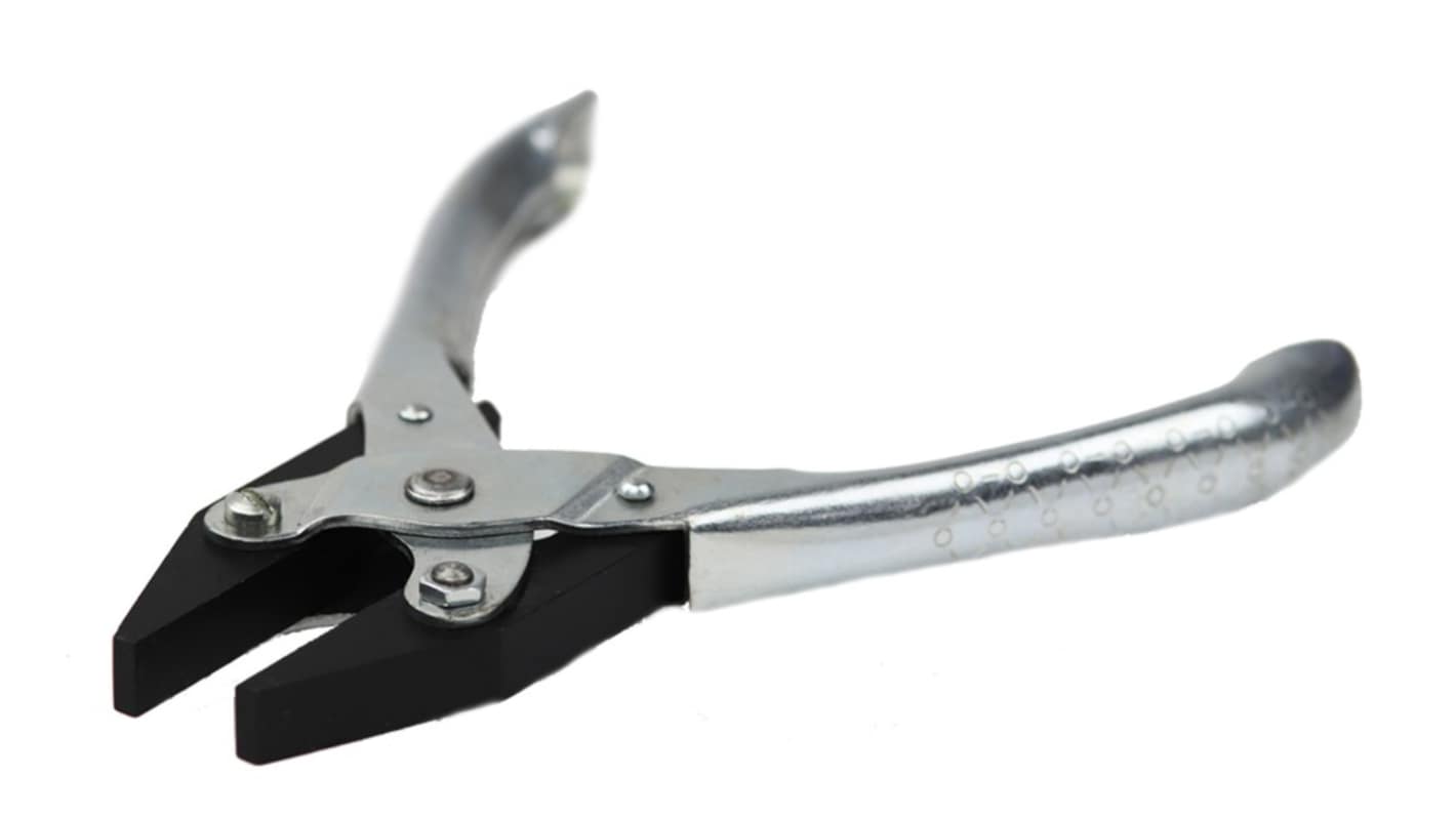 RS PRO Flat Nose Pliers, 160 mm Overall, Flat Tip, 34mm Jaw