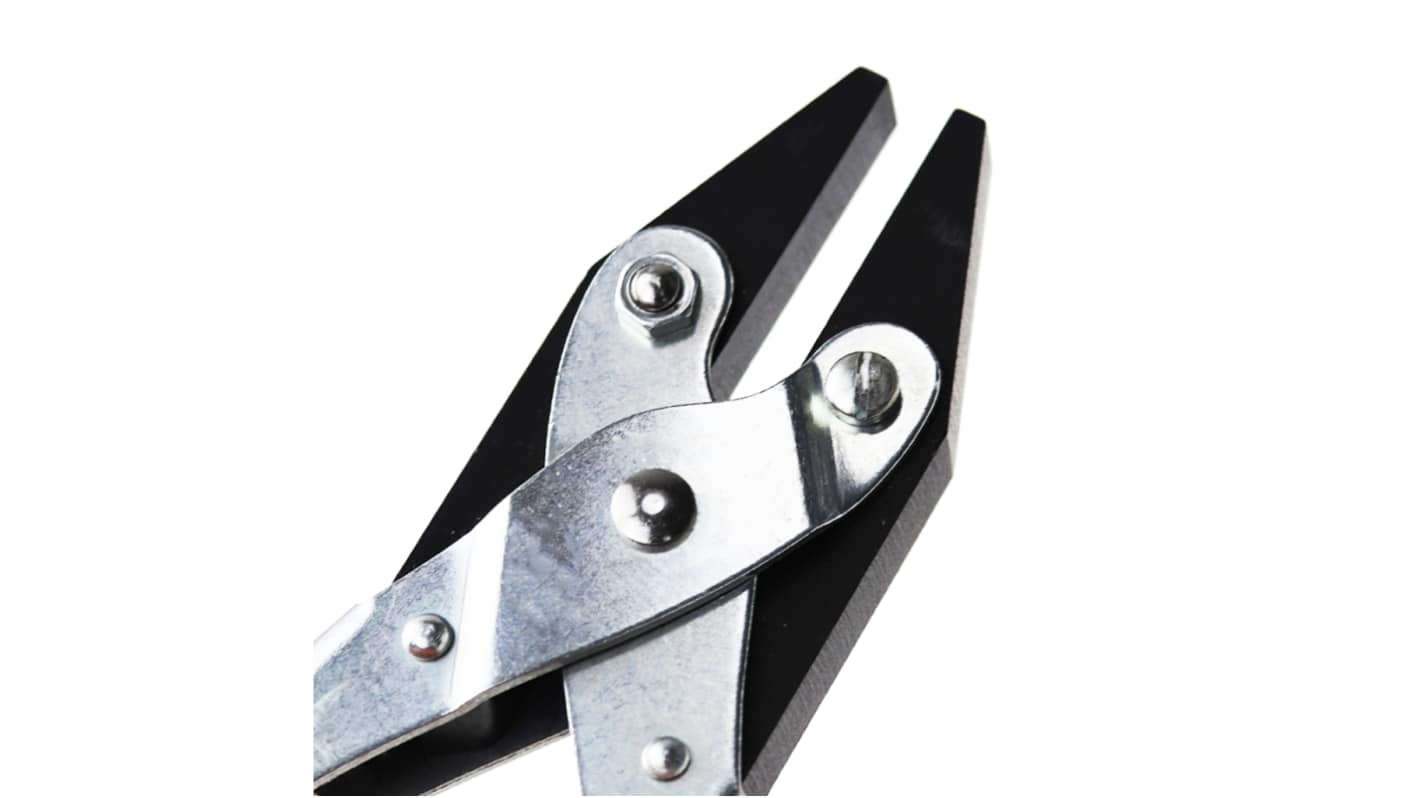 RS PRO Flat Nose Pliers, 200 mm Overall, Flat Tip, 40mm Jaw