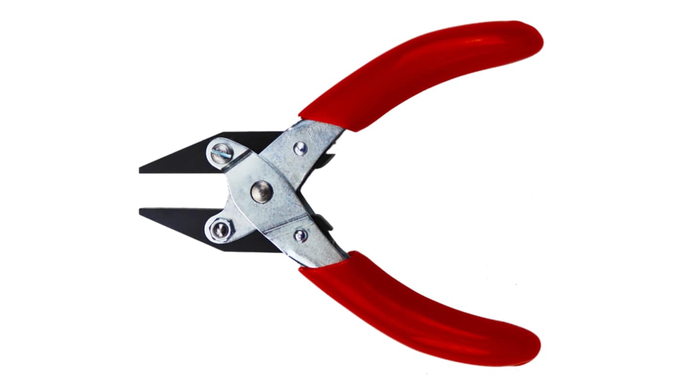 RS PRO Flat Nose Pliers, 140 mm Overall, Flat Tip, 28mm Jaw