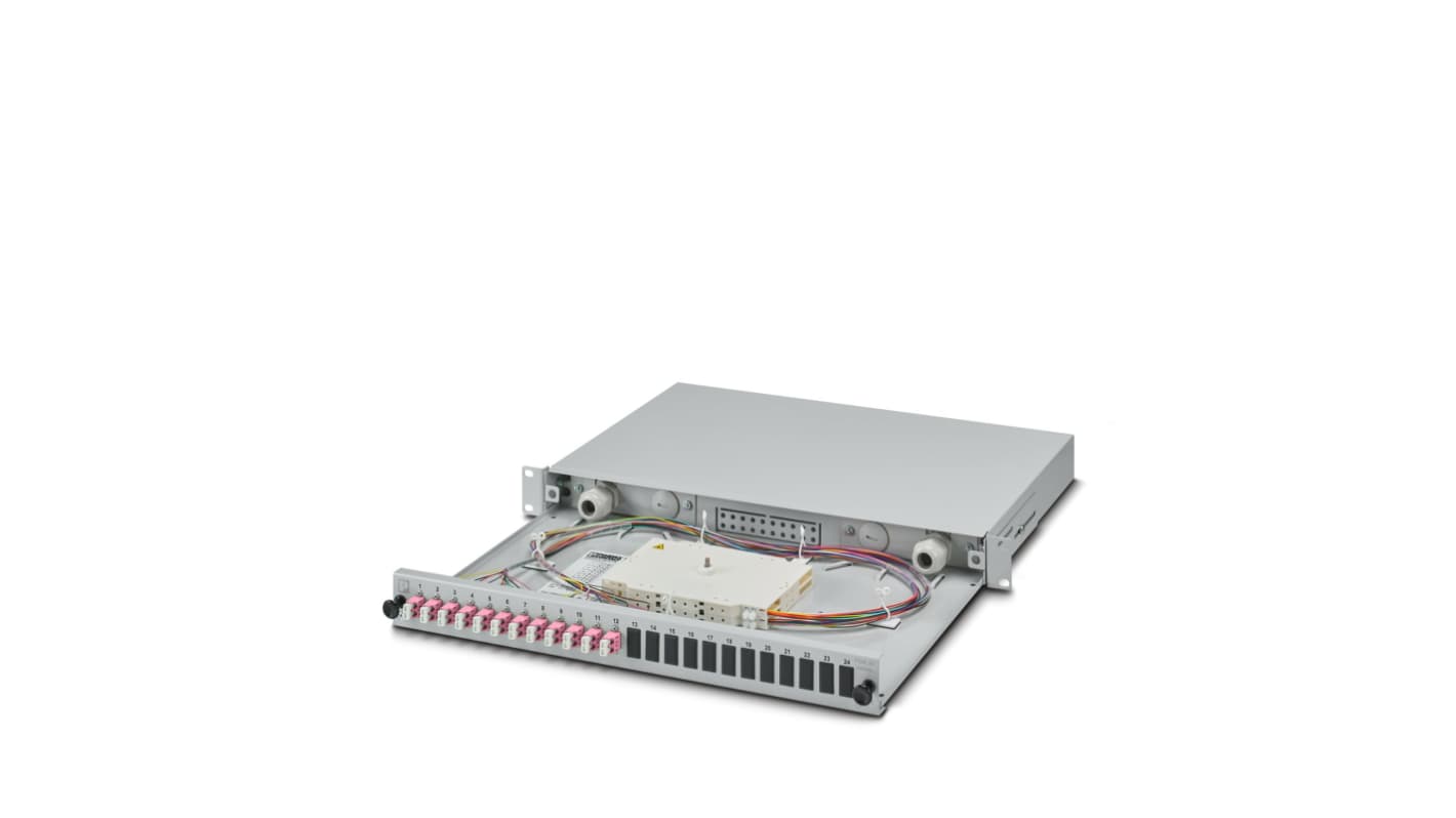 Phoenix Contact FDX 20Series, 4 Port LC Multimode Fibre Splice Enclosure, Multimode Fiberglass Optical Fibre Type