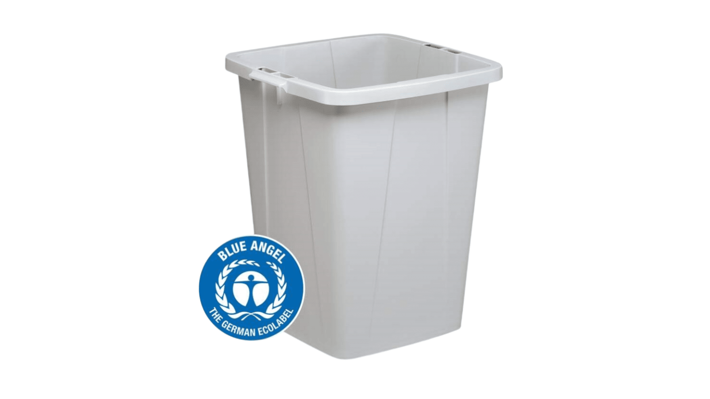 Pojemnik na odpady 90L, kolor: Szary, materiał: Plastik, Durable