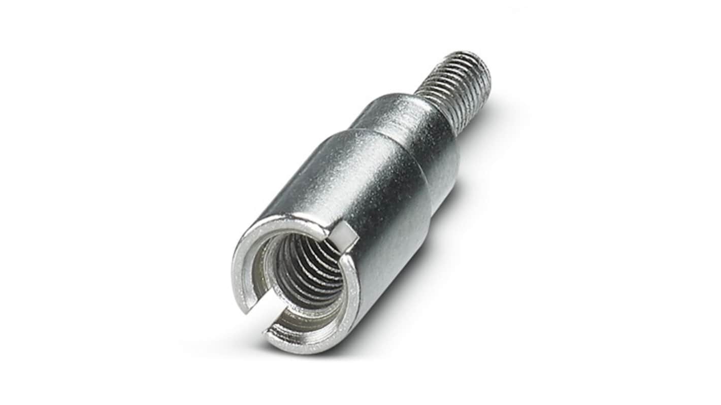 Phoenix Contact Stainless Steel Knurled Screw for use with Screwing On Socket Contact Carriers And Pin Contact Carrier