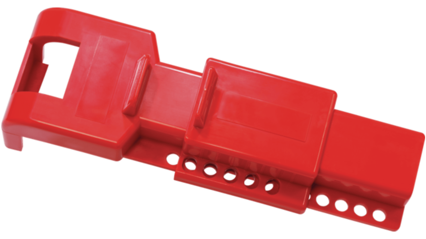 ABUS Red 5-Lock Plastic Universal Valve Lockout