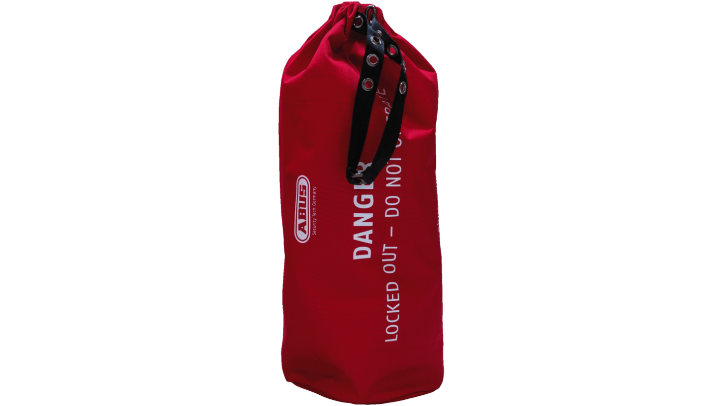 ABUS Red 1-Lock Polyester Lockout Device, 7.14mm Shackle