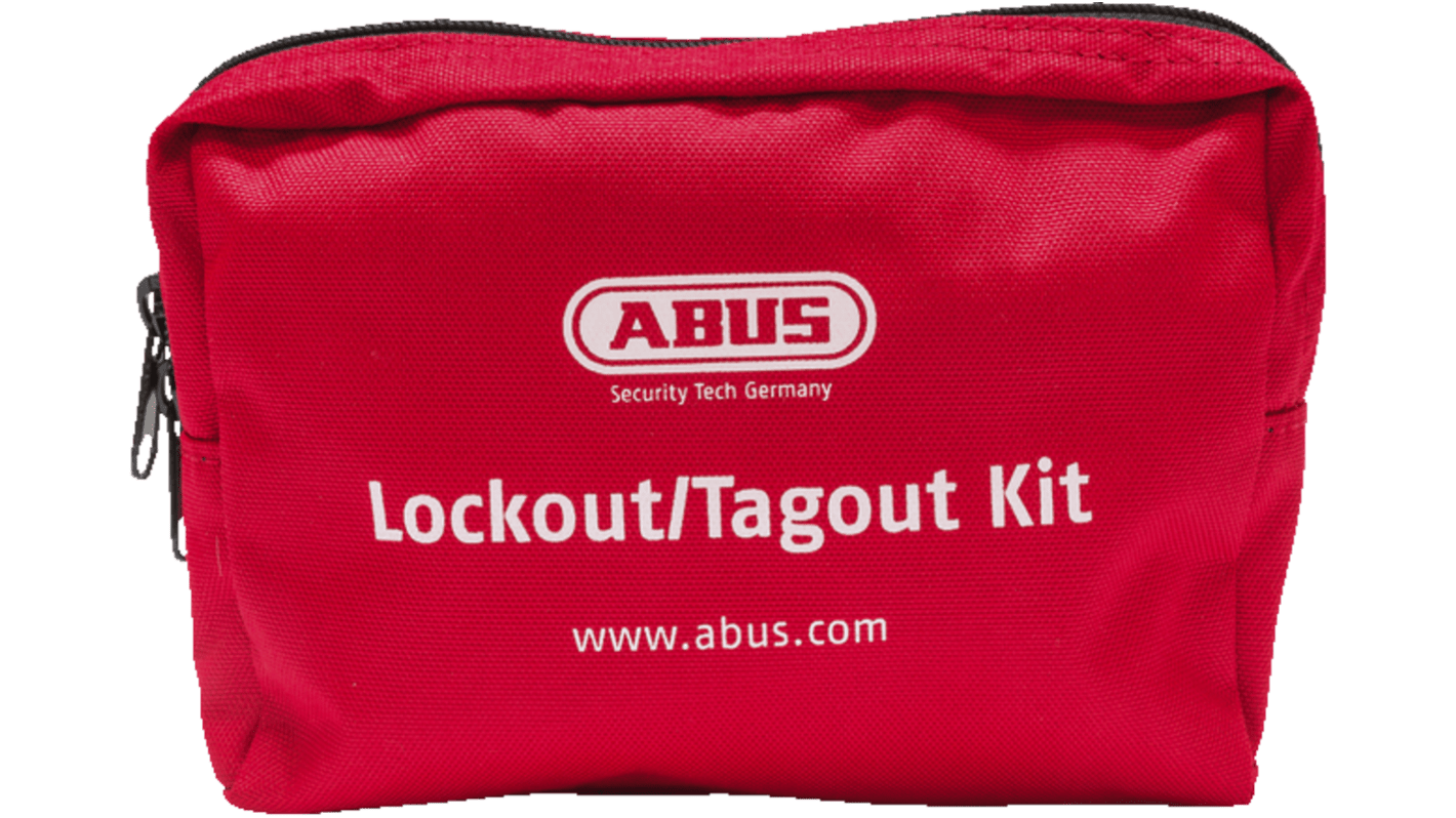 ABUS Red Polyester Lockout Kit
