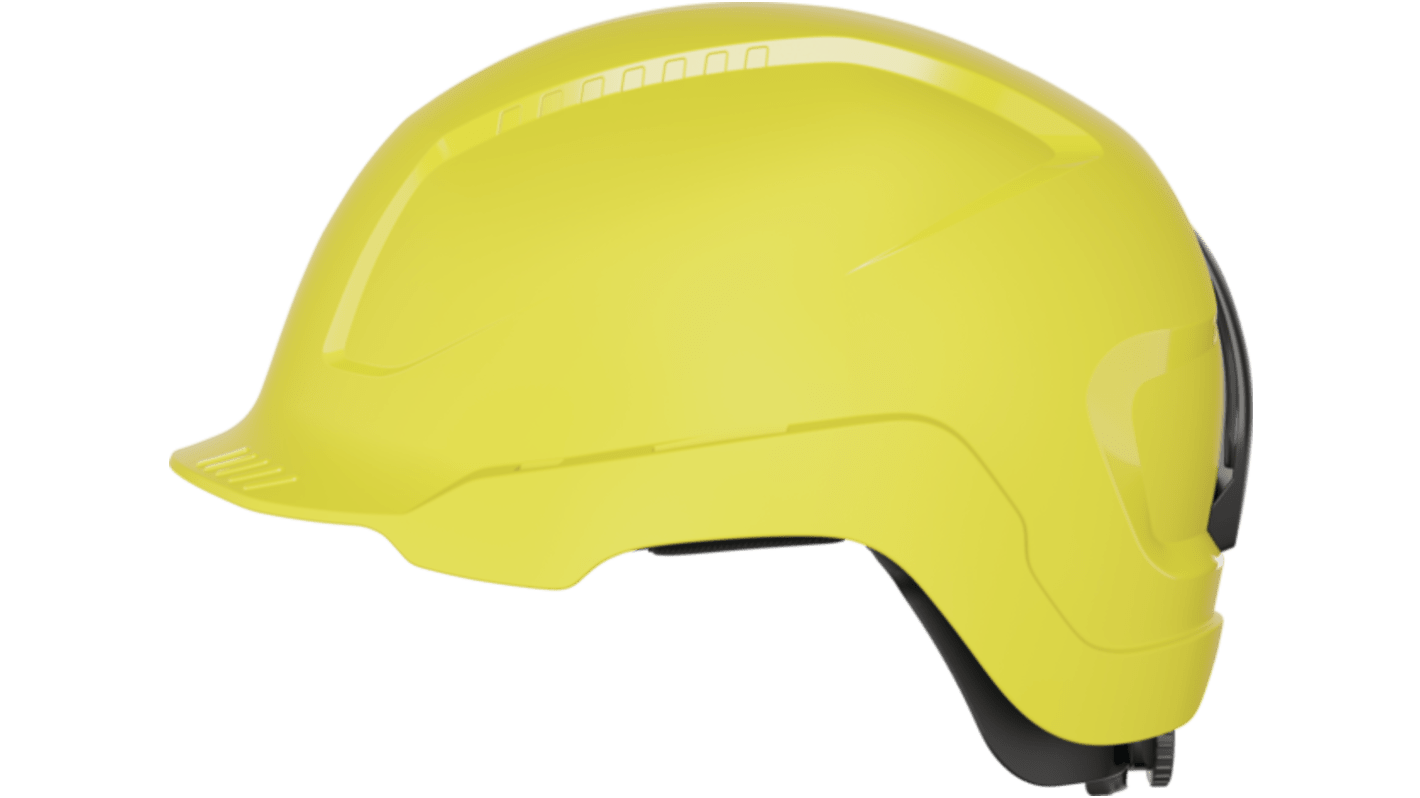 ABUS SCATOR-E Yellow Safety Helmet, Adjustable