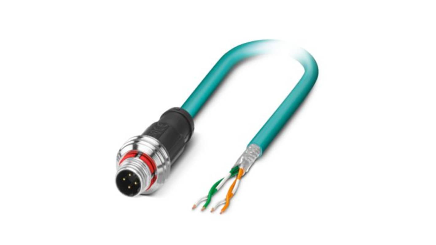Kabel Ethernet Cat5 długość 5m Z zakończeniem Phoenix Contact Poliuretan