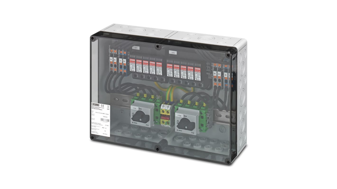 Phoenix Contact SOL-SC Series Silver Polycarbonate Junction Box, IP65