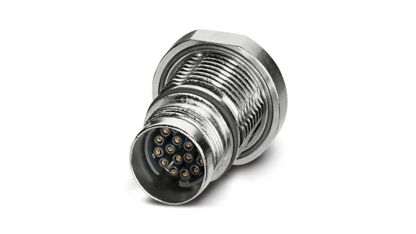 Phoenix Contact Industrial Power Connector, Rear Mount, Socket, IP67, SACC Series