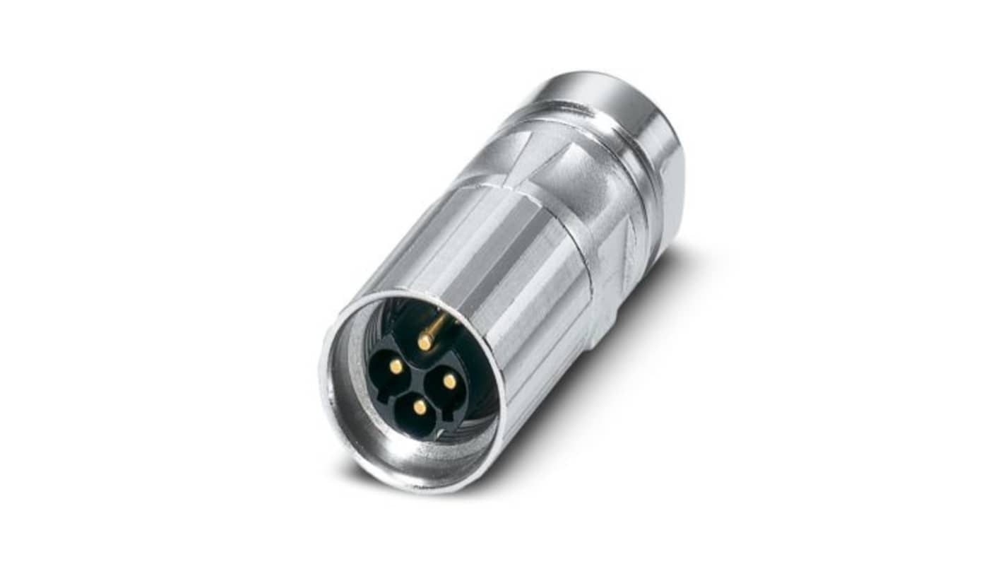 Phoenix Contact Circular Connector, 9 Contacts, Cable Mount, M17 Connector, Plug, Male, IP67, ST Series