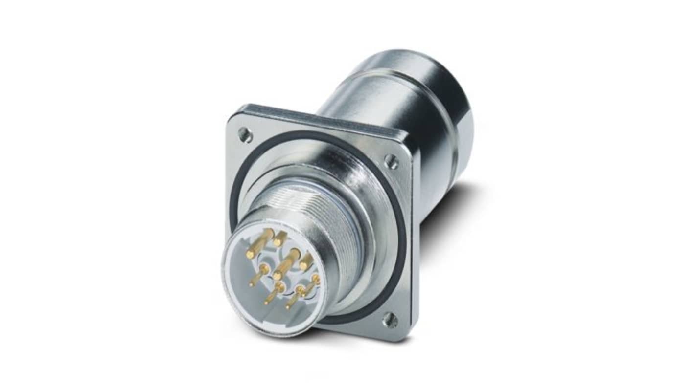 Phoenix Contact Circular Connector, 6 Contacts, Rear Mount, M23 Connector, Plug, Male, IP67, SF Series