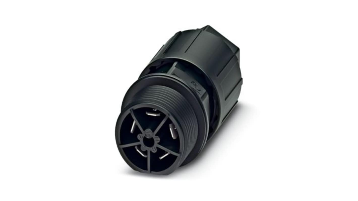 Phoenix Contact Panel Feed Through, 5 Way, 17.5A, Male, QPD W 4PE1, Front Mount, 690 V