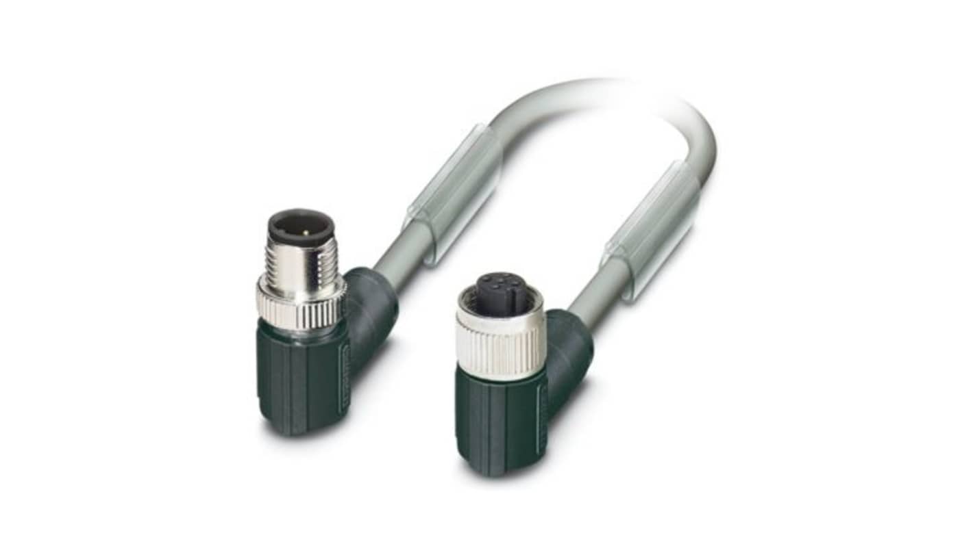 Phoenix Contact SAC Bus Cable, 5 Cores, 0.25 mm², Bus, 1m, Silver Grey Polyurethane PUR Sheath, 24