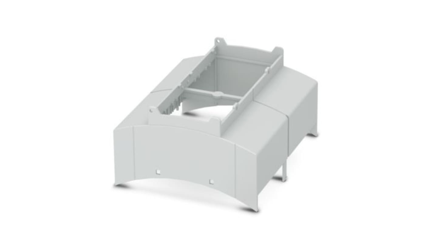 Phoenix Contact Upper Housing Part Enclosure Type 1046 Series , 107.6 x 89.7 x 54.85mm, Polycarbonate DIN Rail Enclosure