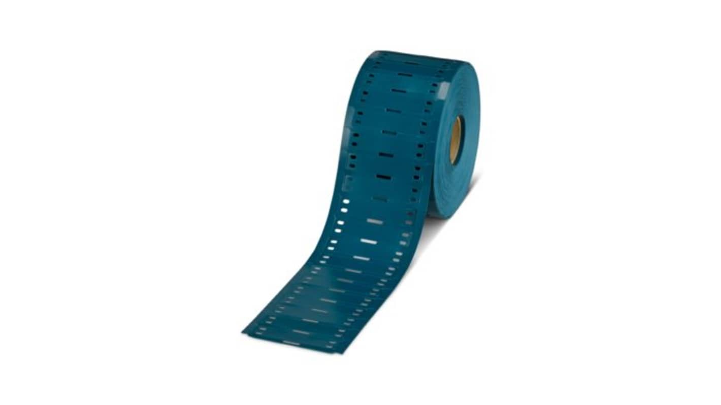 Phoenix Contact WMTB HF Cable Tie Cable Marker, Dark Blue, Pre-printed "Unlabeled", for Conductors And Cables, 0802992
