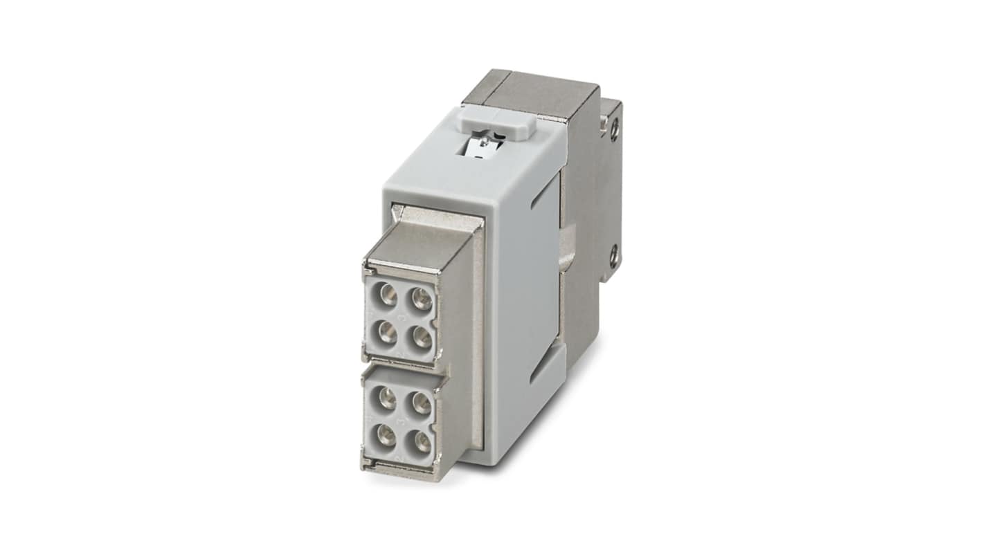 Phoenix Contact Heavy Duty Power Connector Module, 10A, Female, 1353 Series, 8 Contacts