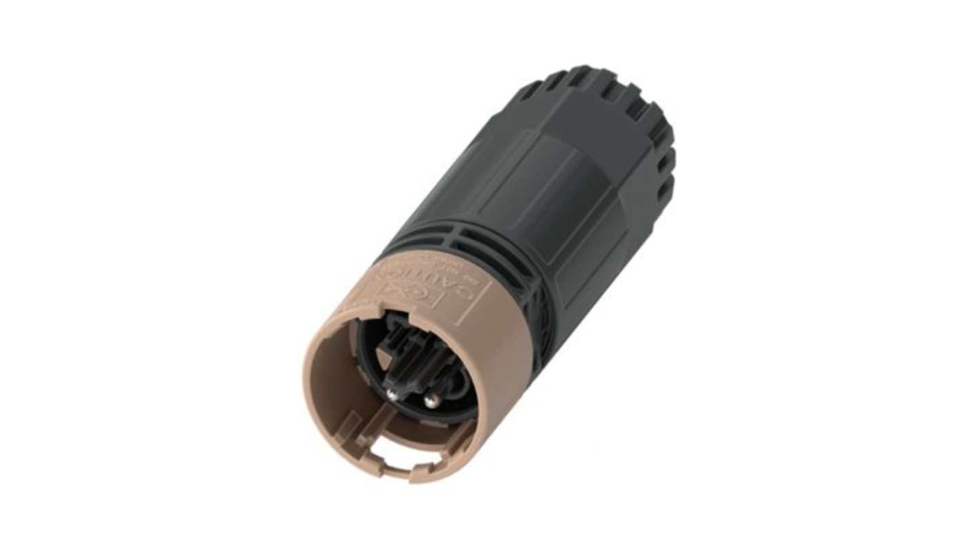 Phoenix Contact Connector, 2 Contacts, Screw, Plug, Male, IP66, IP68, IP69, PRC 20 Series
